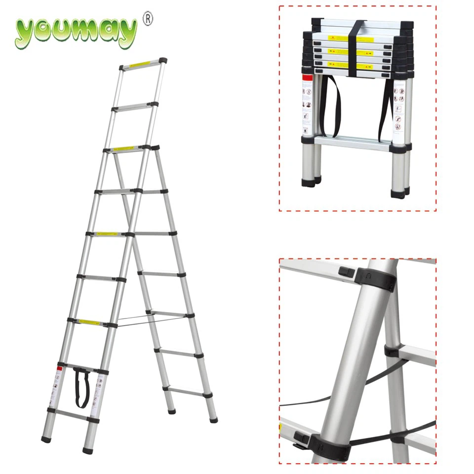 Telescoping Extension Ladder Double-sided