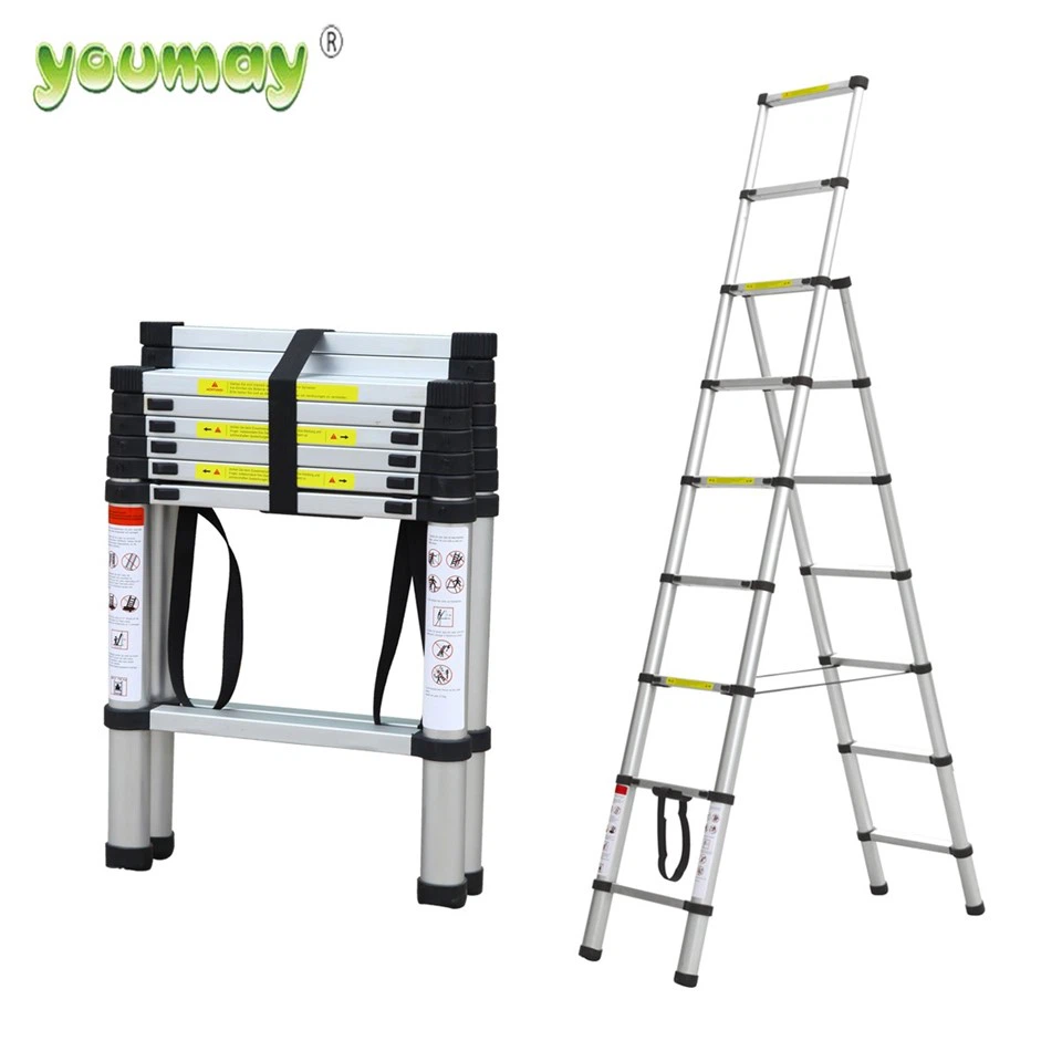 Telescoping Extension Ladder Double-sided